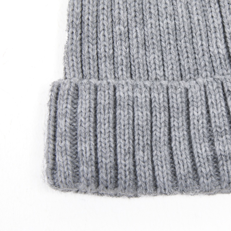 Rib-knit beanie "Sotar" Grey melange 3